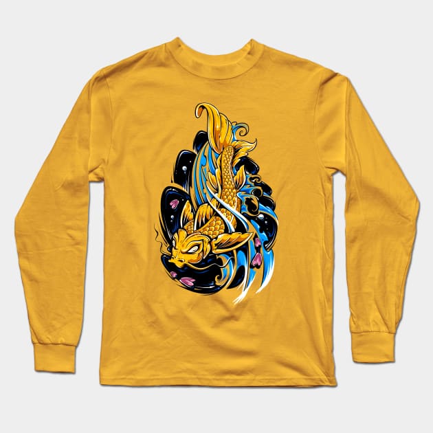 Fish Long Sleeve T-Shirt by Madhav